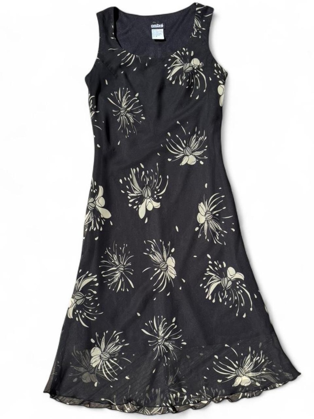 Vintage floral midi dress from brand ombre